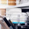 SHUCHUANG 10 Pack Dishwasher Safe Silicone Food Storage Bags, Leakproof Silicone Freezer Bags, BPA Free Reusable Storage Bags for Lunch Marinate Food Travel - 3 Gallon 3 Sandwich 4 Snack Bags view 3