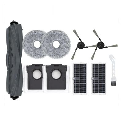 PRLDXJPL Accessories Main Side Brush Mop Hepa Filter Dust Bags Replacement Parts. Compatible for Dreame X40 Ultra / X40 Pro Ultra. Robot Vacuum Cleaner, sf67tgdf7uobg