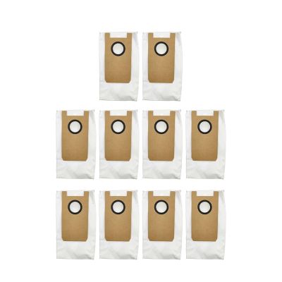 KAFTKO Vacuum Cleaner Dust Bag. Compatible for Uwant U200. Sweeper Vacuum Cleaner Large Capacity Non Woven Garbage Bag Replacement Parts(10pcs Mop Cloth)