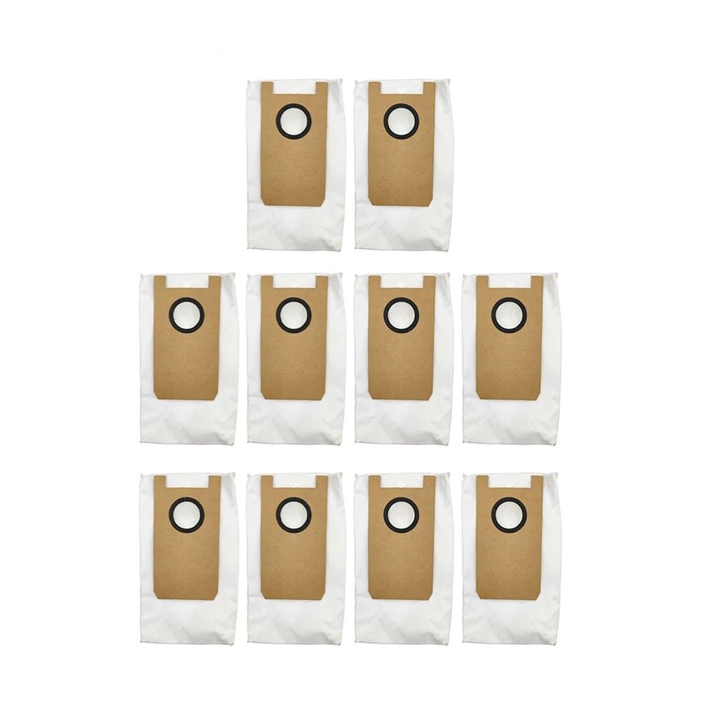 KAFTKO Vacuum Cleaner Dust Bag. Compatible for Uwant U200. Sweeper Vacuum Cleaner Large Capacity Non Woven Garbage Bag Replacement Parts(10pcs Mop Cloth)