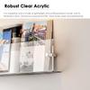 Hanging Magazine Rack Bookshelf Wall Mounted Magazine Storage Rack Brochure Holders, Livingroom Display Rack Acrylic Clear Wall Magazine Rack Literature Stand Brochure Storage Organizer(L 110cm/43.3in view 4