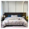 GLAMDIA Luxury Jacquard Bedding Set Satin Bed Linens Quilt Duvet Cover Pillowcase King Size Flat Sheet,Bed, Queen, MM-102 view 1