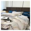 GLAMDIA Luxury Jacquard Bedding Set Satin Bed Linens Quilt Duvet Cover Pillowcase King Size Flat Sheet,Bed, Queen, MM-102 view 3