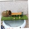 LIFKICH Ceramic Waterfall Fountain Jar Elegant Outdoor Decor for Courtyards Gardens Artistic Water Feature for Relaxation Smooth Water Room Accent view 3