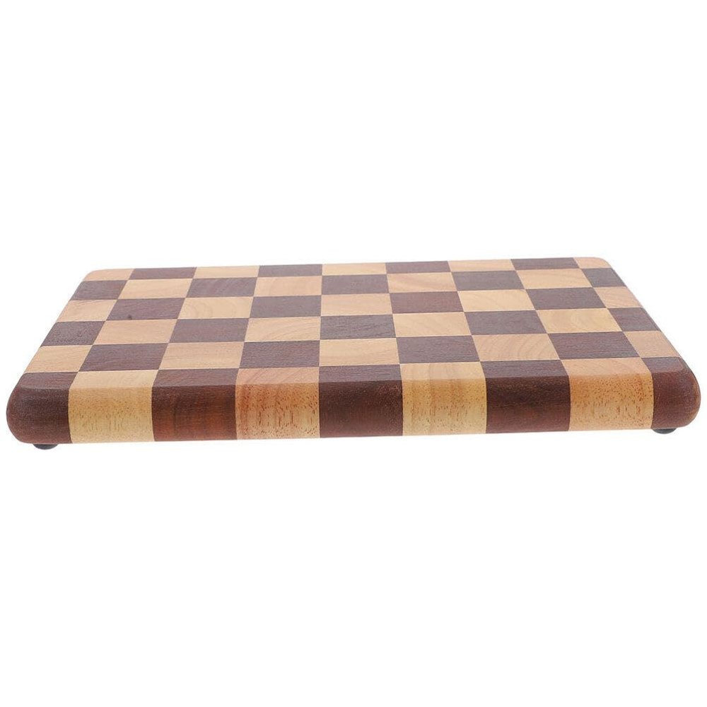 Luxshiny Wooden Chopping Board Double-sided Kitchen Cutting Board for Home Use Non-slip Surface for Vegetable Meat Preparation Design for Daily Cooking