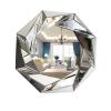 SOYDAN 25.625.6in Diamond Shaped Large Wall Mirror for Decor Elegant Living Room, Modern Beveled Edge Frameless Accent Mirror for Entryway, Dining Room, Bathroom view 1