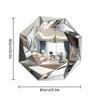 SOYDAN 25.625.6in Diamond Shaped Large Wall Mirror for Decor Elegant Living Room, Modern Beveled Edge Frameless Accent Mirror for Entryway, Dining Room, Bathroom view 4