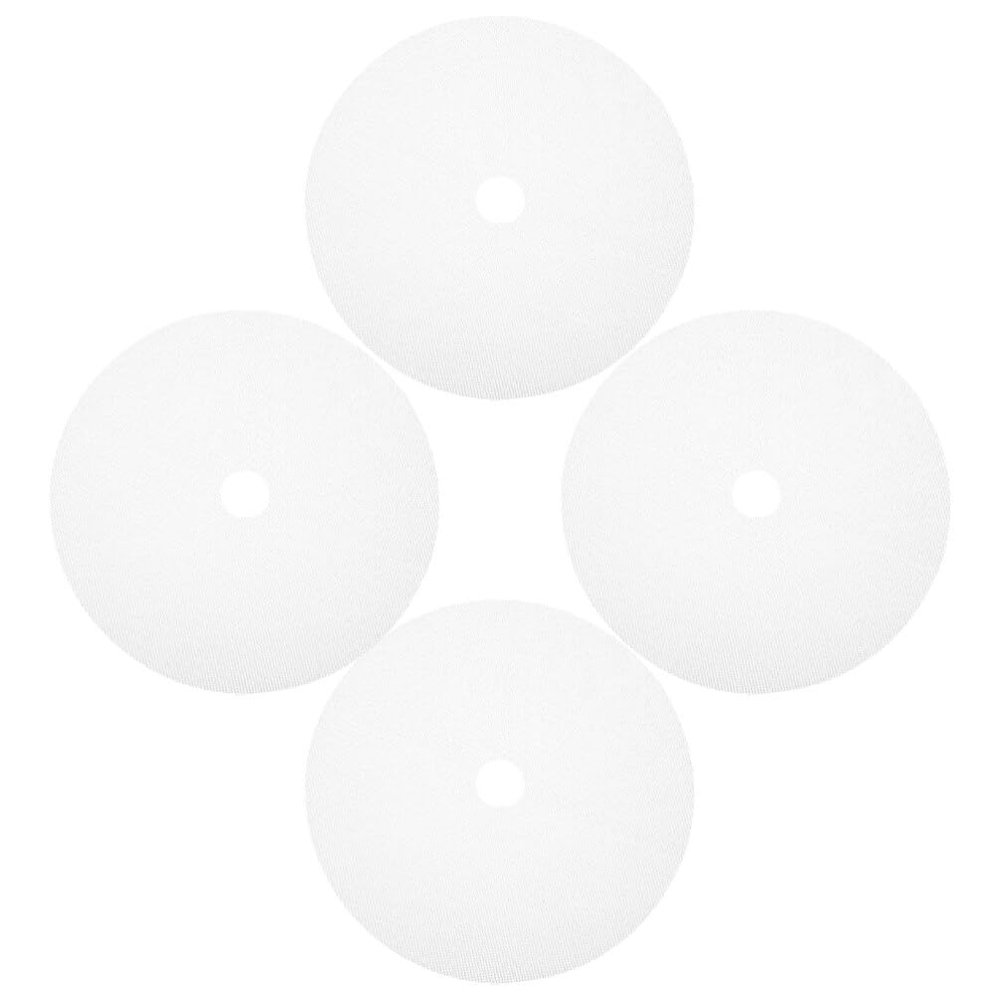 4 Pcs Silicone Dehydrator Mats 4cm Hole for Fruit and Vegetables