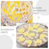 4 Pcs Silicone Dehydrator Mats 4cm Hole for Fruit and Vegetables view 4