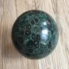 NSIXSURIM Crystal Peacock Eye Crystal Ball Sphere Quartz Jasper Decorative Stone Indie Jewelry Collection Can be Used for Crystals and Stones(100-110mm) view 3