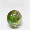 NSIXSURIM Crystal Titanium Quartz Crystal Ball Angel Aura Gemstone Magic Sphere Can be Used for Crystals and Stones(Metal Colour) view 4