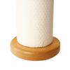 GUDINGHENG Wooden Paper Towel Holder,Cute Panda Design with Anti-Skid BaseKitchen Roll Stand Organizer Countertop Free Standing view 3