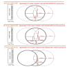 ZXCVBNAS Round Medicine Cabinets for Bathroom with Mirror,Medicine Cabinet50/60/70cm Farmhouse Bathroom Cabinet with Circle Wall Mounted Vanity MirrorSolid Wood Mirror Cabinet(D,D60cm/24in) view 2