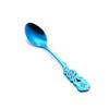 RENEESME Spoon Dessert Spoons Lange Handgreep Mini Roestvrij Staal Rose Koffie Lepel Roer Lepel Theelepeltje Kleine Ice Cream Dessert Lepels Metal Soup Spoons(C), 1 pcs view 1
