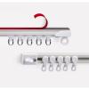 Self Adhesive Curtain Track Set, Rust-Resistant Curtain Rail, Ceiling and Wall Mount, No Drilling, Screws Or Tools Ceiling Track, Easy To Install Curtain Track System with Pulleys and End Cap(Ceiling, view 1