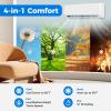 ARLIME 12000 BTU Wifi Enabled Mini Split Air Conditioner & Heater, 22 SEER2 208-230V Inverter AC Unit Cools Rooms up to 750 Sq. Ft, Energy Efficient Split Wall AC w/Heat Pump & Installation Kit view 3