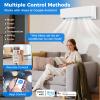 ARLIME 12000 BTU Wifi Enabled Mini Split Air Conditioner & Heater, 22 SEER2 208-230V Inverter AC Unit Cools Rooms up to 750 Sq. Ft, Energy Efficient Split Wall AC w/Heat Pump & Installation Kit view 4
