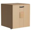 BROSYDA Central Large Air Conditioner Cover for Outside Units, Waterproof & Windproof Outdoor AC Units Cover Brown (36"x36"x39" Inch) view 1