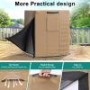 BROSYDA Central Large Air Conditioner Cover for Outside Units, Waterproof & Windproof Outdoor AC Units Cover Brown (36"x36"x39" Inch) view 4