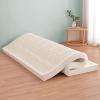 ABJGHYUT 100% Natural Latex Mattress - Soft Body Massage Mattress- Medium Firmness Queen Size, Memory Foam Mattress Topper,10cm,90x190cm view 1