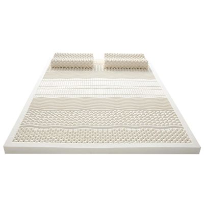 ABJGHYUT 100% Natural Latex Mattress Topper with Cotton Cover, Compression and No Deformation, Honeycomb Pore Ventilation, Soft and Comfortable,7.5cm,135x190cm