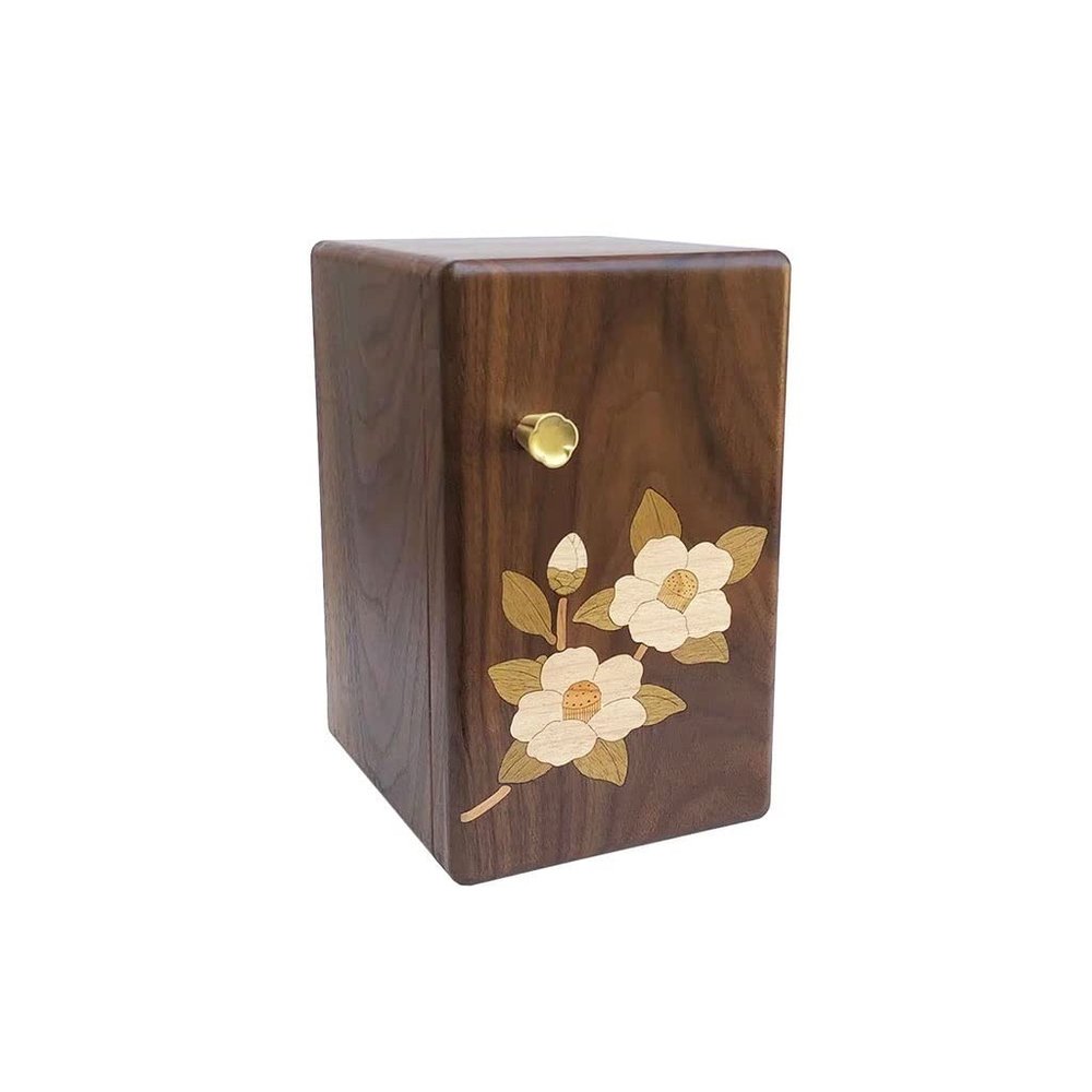 ENGENDER Jewelry Organizer Jewelry Box Multilayer Storage Box Ring Earring Necklace Bracelet Watch Small Jewelry Storage Box Wooden Jewelry Box Jewelry Box(A)