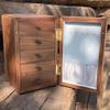 ENGENDER Jewelry Organizer Jewelry Box Multilayer Storage Box Ring Earring Necklace Bracelet Watch Small Jewelry Storage Box Wooden Jewelry Box Jewelry Box(A) view 3