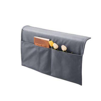 ITODA Armrest Organizer for Sofa Couch Arm Chair, Hanging Home Recliner Sorting Caddy with 2 Pockets TV Remote Control Holder Storage Bag for Magazine, Phone, Books