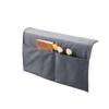 ITODA Armrest Organizer for Sofa Couch Arm Chair, Hanging Home Recliner Sorting Caddy with 2 Pockets TV Remote Control Holder Storage Bag for Magazine, Phone, Books view 1