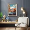 01September Nevada Poster Art Print, States Landscape Wall art Decor, Retro Style Travel Poster, Office Wall Poster, Travel Poster, 50 States, Usa Travel Poster - UNFRAMED, 11x14 view 3