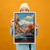 01September Nevada Poster Art Print, States Landscape Wall art Decor, Retro Style Travel Poster, Office Wall Poster, Travel Poster, 50 States, Usa Travel Poster - UNFRAMED, 11x14 view 4
