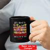 All I Need Is A Good Book Mugs, Personalized Name Book Black Coffee Mug 11Oz 15Oz, Library Bookshelf Cup Gifts For Book Lovers Women Friends, Custom Library Travel Ceramic Mug, Book Tea Cup Gift view 2
