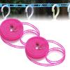 Portable Clothesline, 2024 New Portable Clothesline, Windproof Nylon Adjustable Non-slip Rope for Patio Outdoor Travel Camping Laundry Drying Laundry Rope. (Pink,2 pcs (10m/32.8ft)) view 1