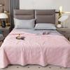 Cooling Comforter Quilt, Ice Blanket for All-Season Lightweight Soft Cooling Blanket for Night Sweats Hot Sleeper, Breathable Lightweight Blankets Cold Touch Fabric Quilt(Color2,200x230cm/79x90in) view 3
