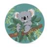 4PCS Drink Coaster Koala Vine Cartoon Absorbent Coasters Set Coffee Table Coasters for Drink Coffee Cup Beverage Coasters Wine Beer Bar Coasters view 3