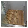 YLLFFLL 20 24 27 30 Waterproof Wooden Bathroom Mat Raised, Teak Non Slip Large Shower Mats for Walk-in Shower for Seniors/Kids, Heavy Duty Portable Bath Floor Mat Indoor Outdoor(30x36in(76x91.4cm)) view 1