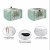 Sage Green Eucalyptus 4 Slice Toaster Cover Small Appliance Cover Toaster Dustproof Fingerprint Protectors Machine Washable, Spring Botanical Leaves Watercolor view 2