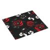 Black White And Red Roses Print Dish Drying Mat Absorbent Drying Mat Kitchen Drying Mat For Countertops Draining Racks view 2