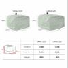Green Floral 4 Slice Toaster Cover Small Appliance Cover Toaster Dustproof Fingerprint Protectors Machine Washable, Spring Summer Modern Geometric Plant view 3
