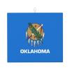 Oklahoma State Flag Print Dish Drying Mat Absorbent Drying Mat Kitchen Drying Mat For Countertops Draining Racks view 1