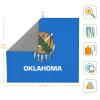 Oklahoma State Flag Print Dish Drying Mat Absorbent Drying Mat Kitchen Drying Mat For Countertops Draining Racks view 3