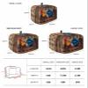Farmhouse Rooster 4 Slice Toaster Cover Small Appliance Cover Toaster Dustproof Fingerprint Protectors Machine Washable, Rustic Sunflower Farm Wood Grain Brown view 3