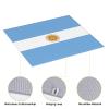 Argentine Flag Print Dish Drying Mat Absorbent Drying Mat Kitchen Drying Mat For Countertops Draining Racks view 4