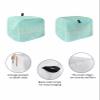 Aqua Green Boho 2 Slice Toaster Cover Small Appliance Cover Toaster Dustproof Fingerprint Protectors Machine Washable, Contemporary Batik Geometric Mandala Bohemian view 2