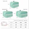 Aqua Green Boho 2 Slice Toaster Cover Small Appliance Cover Toaster Dustproof Fingerprint Protectors Machine Washable, Contemporary Batik Geometric Mandala Bohemian view 3