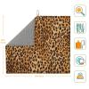 Leopard Print Print Dish Drying Mat Absorbent Drying Mat Kitchen Drying Mat For Countertops Draining Racks view 3