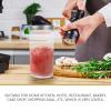 ABOOFAN 36oz Mason Jars with Lids, 2pcs Regular Mouth Mason Jars with Airtight Lids Clear Mason Jar Storage Canister for Storage (19x9.5x9.5cm), Transparent, 2CQ03V111K20R8E6X9P view 2