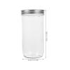 ABOOFAN 36oz Mason Jars with Lids, 2pcs Regular Mouth Mason Jars with Airtight Lids Clear Mason Jar Storage Canister for Storage (19x9.5x9.5cm), Transparent, 2CQ03V111K20R8E6X9P view 3
