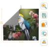 Beautiful Cockatoo Bird Flower Print Dish Drying Mat Absorbent Drying Mat Kitchen Drying Mat For Countertops Draining Racks view 3