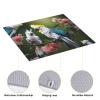 Beautiful Cockatoo Bird Flower Print Dish Drying Mat Absorbent Drying Mat Kitchen Drying Mat For Countertops Draining Racks view 4